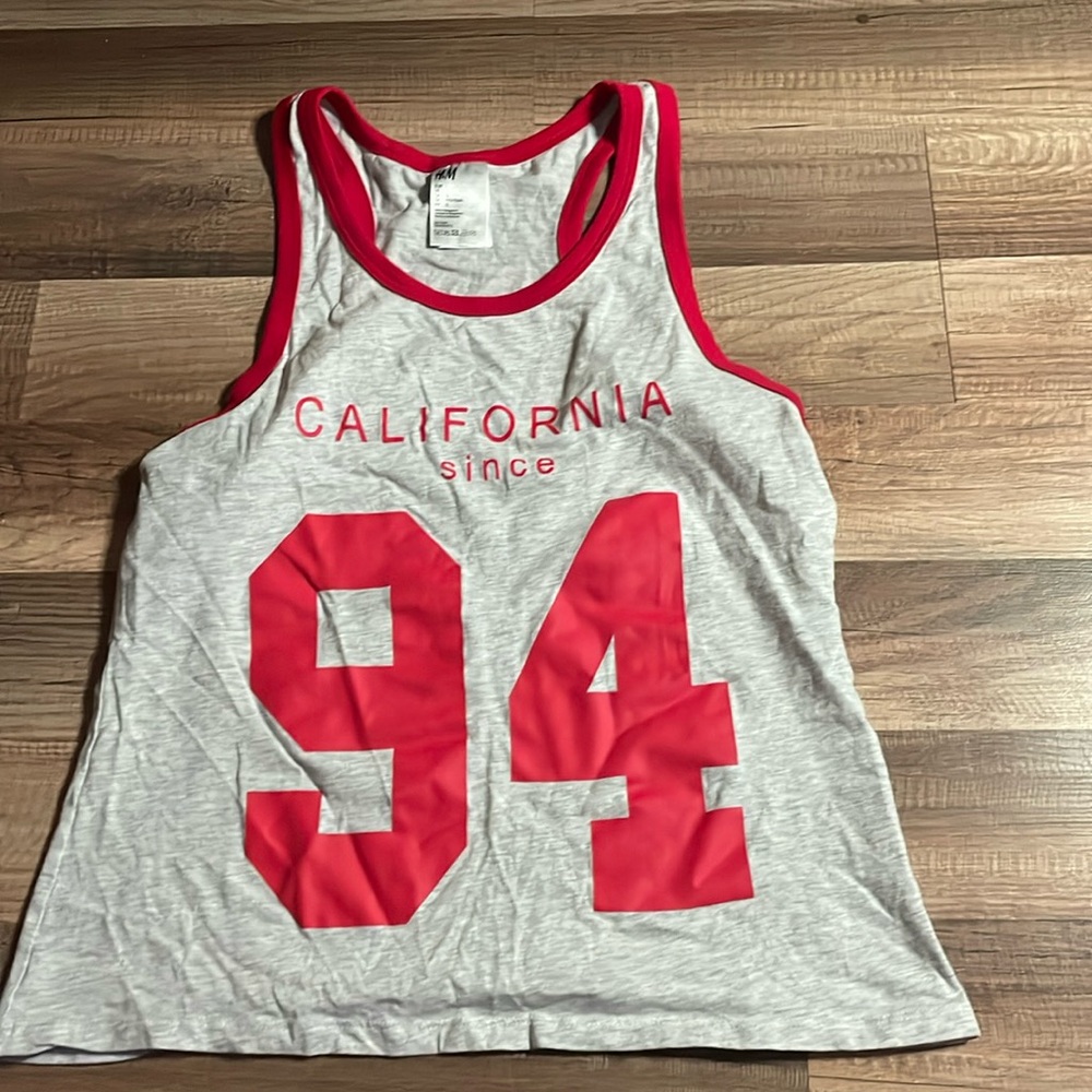 H&M  California 94 racerback tank top